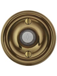 Doorbell Button with Classic Rosette